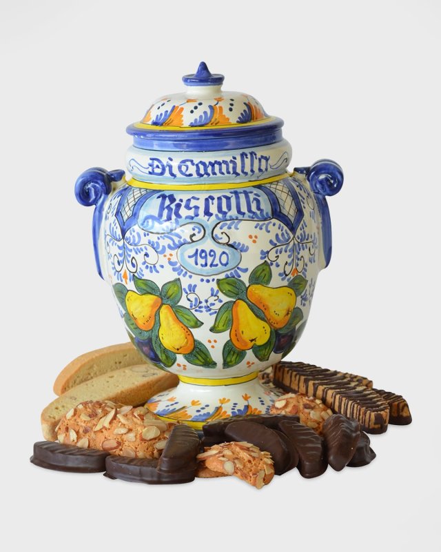 Rococo Biscotti Jar